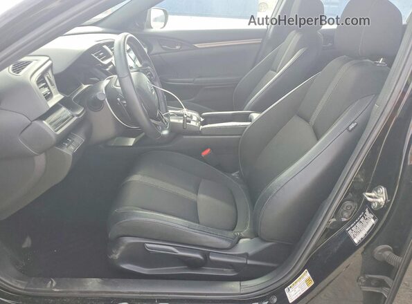 SHHFK7H4XMU227898 2021 HONDA CIVIC Black Widok wnętrza z przodu