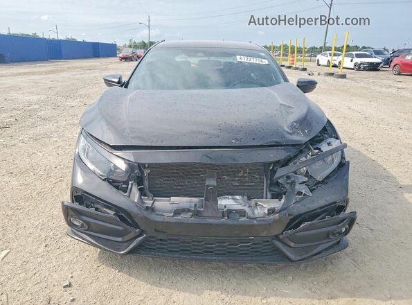 SHHFK7H4XMU227898 2021 HONDA CIVIC Black Widok z przodu