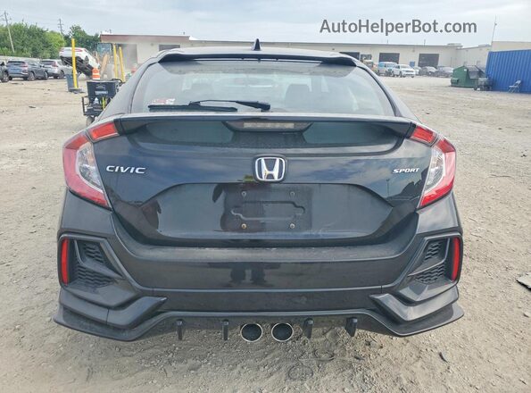 SHHFK7H4XMU227898 2021 HONDA CIVIC Black Widok z tyłu