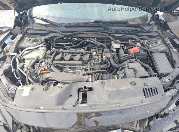 SHHFK7H4XMU227898 2021 HONDA CIVIC Black Widok komory silnika