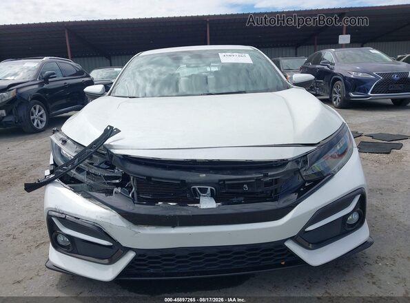 SHHFK7H4XMU406149 2021 HONDA CIVIC White უკანა სალონის ხედი
