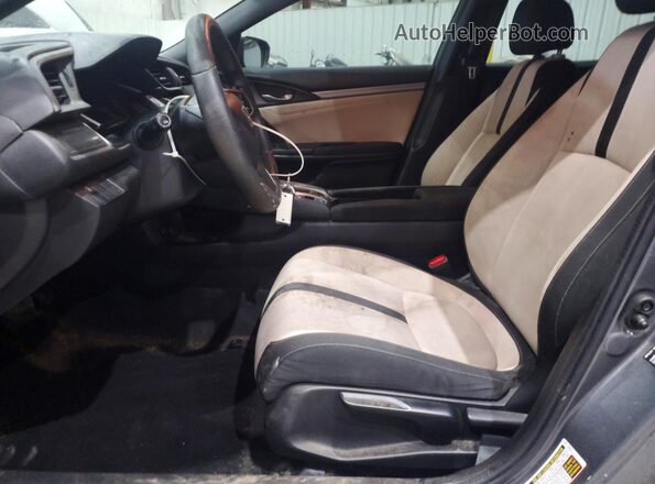 SHHFK7H51JU224571 2018 HONDA CIVIC Gray წინა სალონის ხედი