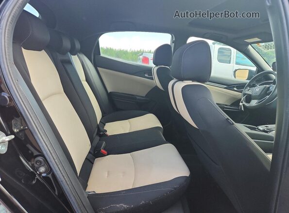 SHHFK7H54JU215539 2018 HONDA CIVIC Black Հետևի նստատեղերի տեսք