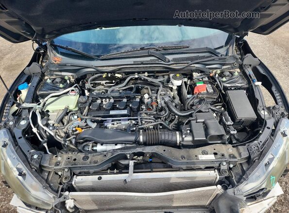 SHHFK7H54JU215539 2018 HONDA CIVIC Black Սալոնի հետևի տեսք