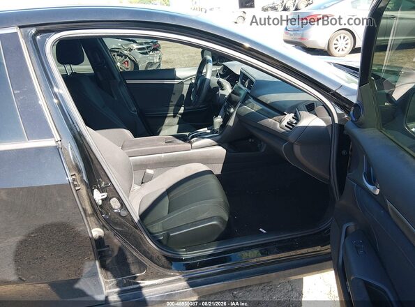 SHHFK7H54JU415403 2018 HONDA CIVIC Black წინა სალონის ხედი