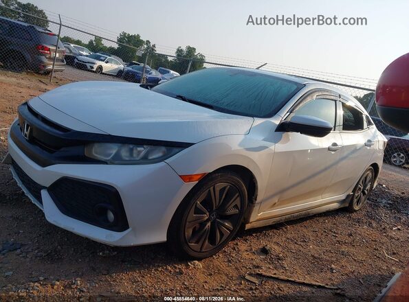 SHHFK7H55HU200476 2017 HONDA CIVIC White Widok wnętrza z tyłu