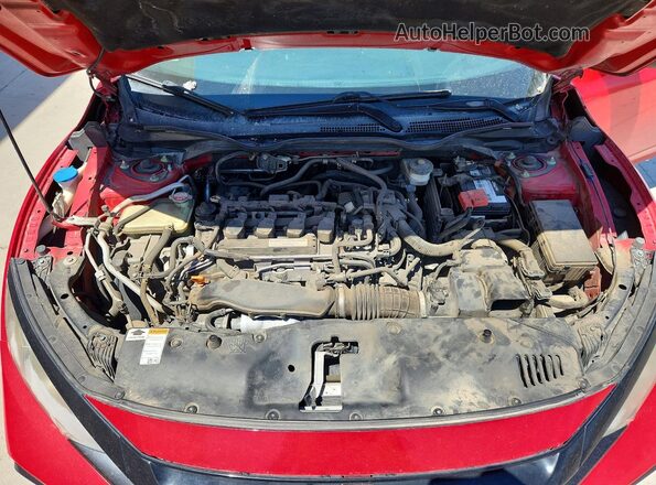 SHHFK7H56HU413341 2017 HONDA CIVIC Red Вид задньої частини салону