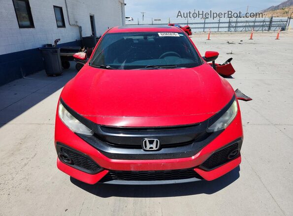 SHHFK7H56HU413341 2017 HONDA CIVIC Red Вид спереду