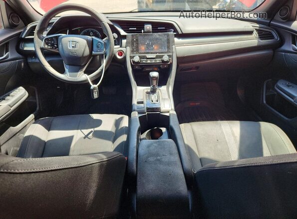 SHHFK7H56HU413341 2017 HONDA CIVIC Red Вид панелі приладів