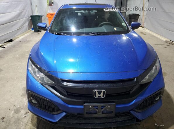 SHHFK7H56JU413751 2018 HONDA CIVIC Blue Front view