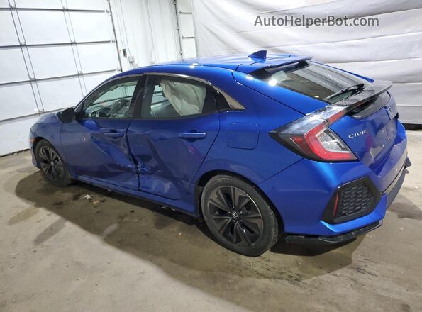 SHHFK7H56JU413751 2018 HONDA CIVIC Blue Rear left