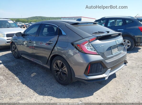 SHHFK7H57HU219630 2017 HONDA CIVIC Gray Trasero izquierdo