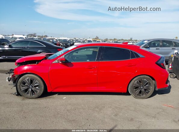 SHHFK7H58HU421232 2017 HONDA CIVIC Красный Панорамный вид салона 360°