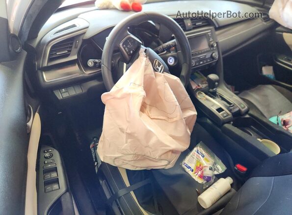 SHHFK7H59HU210962 2017 HONDA CIVIC White Widok deski rozdzielczej