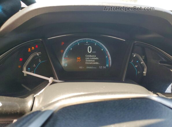 SHHFK7H59HU212291 2017 HONDA CIVIC Black Вид щитка приладів
