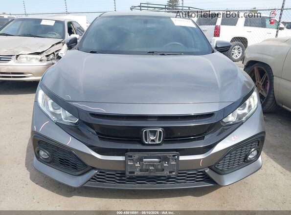 SHHFK7H5XJU403210 2018 HONDA CIVIC Gray Вид задньої частини салону