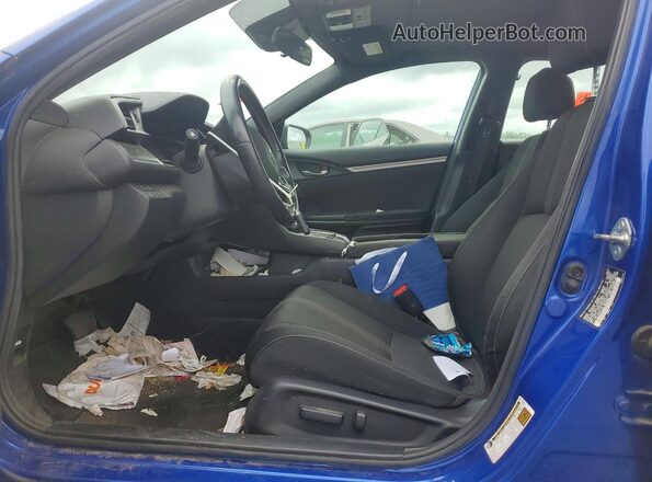 SHHFK7H60LU204386 2020 HONDA CIVIC Blue Widok wnętrza z przodu