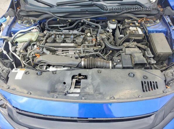 SHHFK7H60LU204386 2020 HONDA CIVIC Blue Widok wnętrza z tyłu