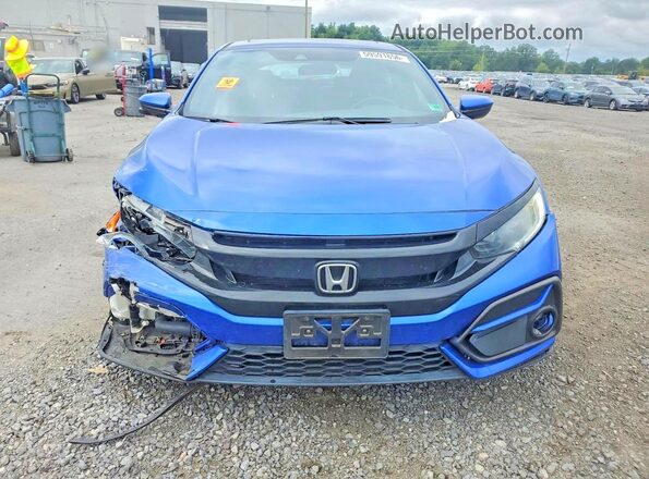 SHHFK7H60LU204386 2020 HONDA CIVIC Blue Widok z przodu