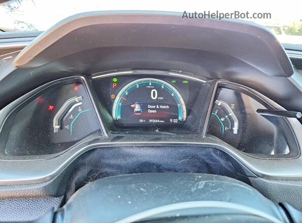 SHHFK7H60MU213283 2021 HONDA CIVIC Silver Widok zestawu wskaźników