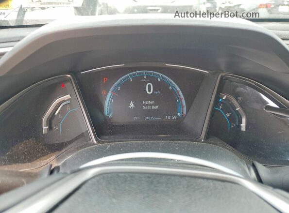 SHHFK7H60MU424869 2021 HONDA CIVIC Blue Widok zestawu wskaźników