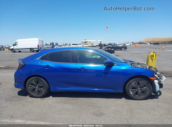 SHHFK7H61KU409861 2019 HONDA CIVIC Blue Панорамний вид салону 360°