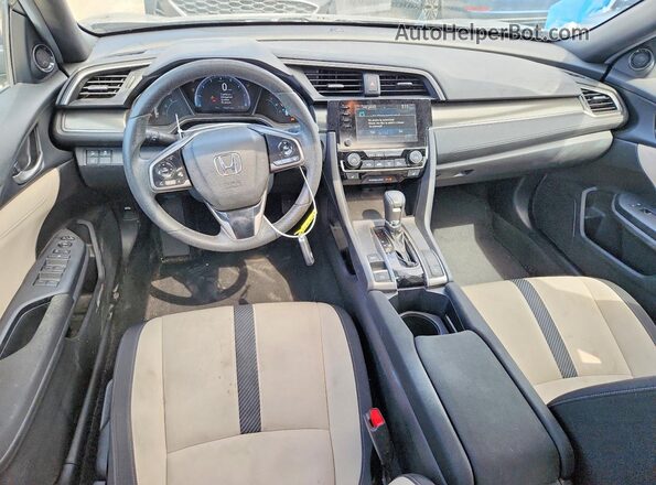 SHHFK7H61KU411125 2019 HONDA CIVIC Silver Dashboard view