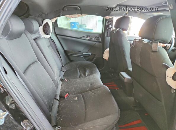 SHHFK7H63LU207220 2020 HONDA CIVIC Black Widok tylnych siedzeń
