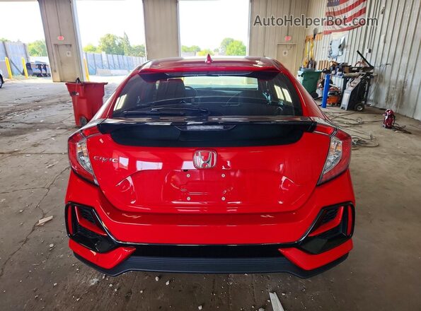 SHHFK7H65MU202361 2021 HONDA CIVIC Red Rear view