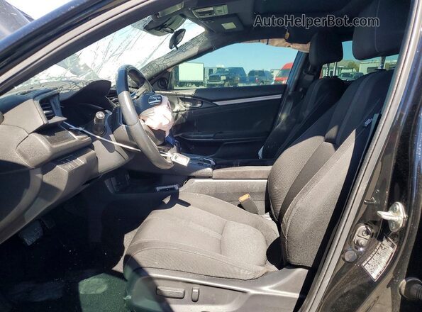 SHHFK7H66LU217904 2020 HONDA CIVIC Черный Вид салона спереди