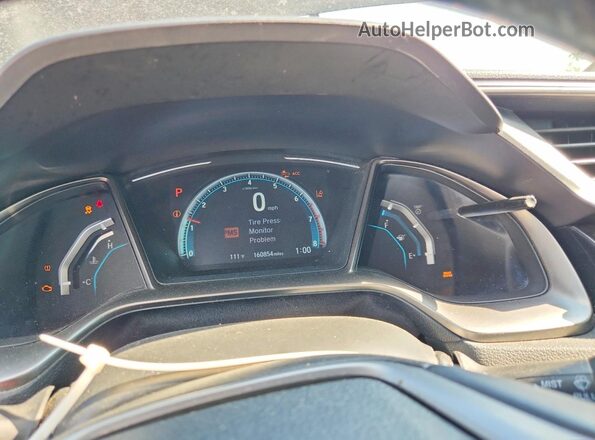 SHHFK7H66LU222407 2020 HONDA CIVIC Black Vista del cuadro de instrumentos