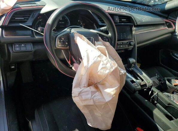 SHHFK7H66MU210677 2021 HONDA CIVIC Серебряный Вид панели приборов