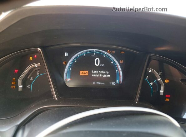 SHHFK7H66MU210677 2021 HONDA CIVIC Серебряный Вид щитка приборов