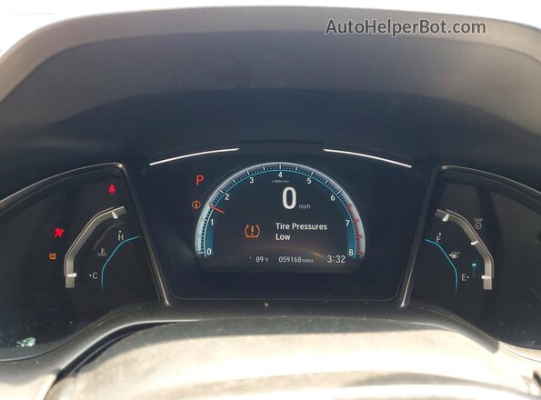 SHHFK7H67LU401667 2020 HONDA CIVIC Gray Instrument cluster view