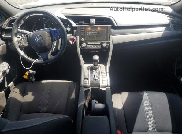 SHHFK7H67LU405492 2020 HONDA CIVIC Black წინა პანელის ხედი
