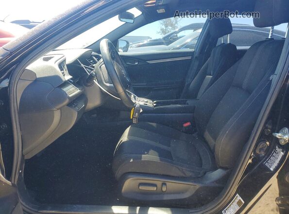 SHHFK7H67LU405492 2020 HONDA CIVIC Black წინა სალონის ხედი