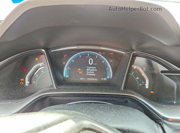 SHHFK7H67MU203169 2021 HONDA CIVIC Blue Vista del cuadro de instrumentos