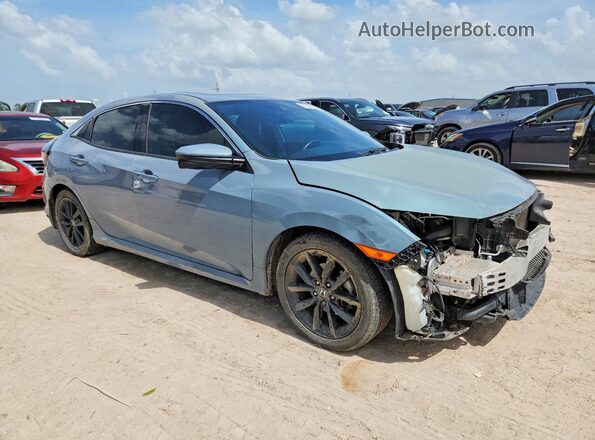 SHHFK7H67MU203169 2021 HONDA CIVIC Blue Delantero derecho