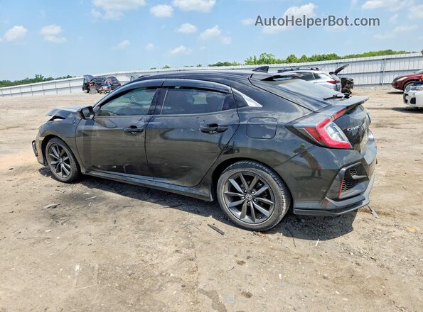 SHHFK7H67MU406952 2021 HONDA CIVIC Black Հետևի ձախ