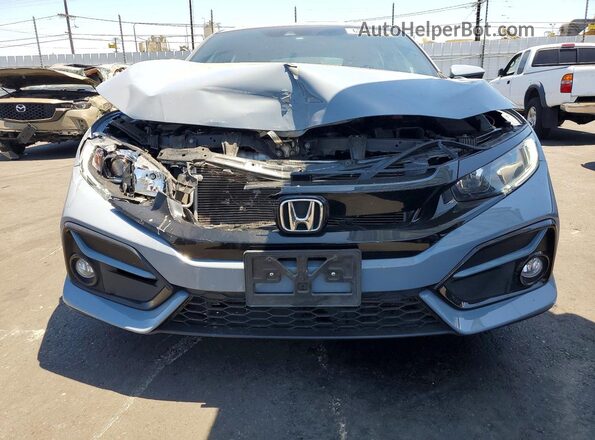 SHHFK7H68MU401436 2021 HONDA CIVIC Blue Вид спереду
