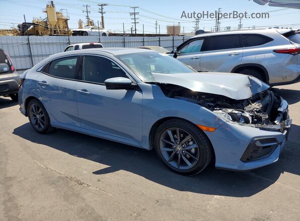 SHHFK7H68MU401436 2021 HONDA CIVIC Blue Передня права чверть