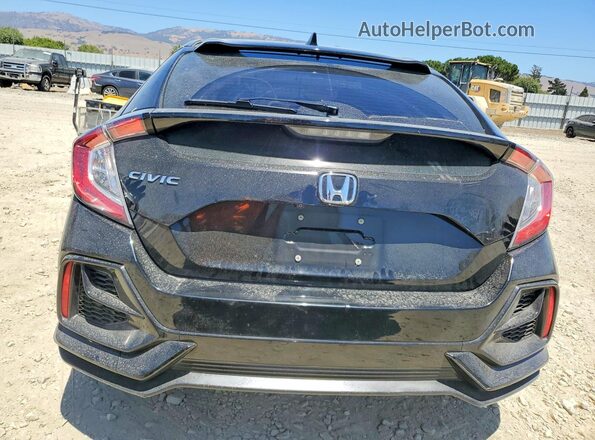 SHHFK7H68MU423064 2021 HONDA CIVIC Black უკანა ხედი