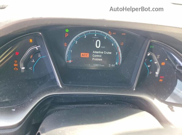 SHHFK7H69HU217239 2017 HONDA CIVIC White Вид щитка приладів