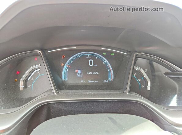 SHHFK7H69KU226532 2019 HONDA CIVIC Silver Instrument cluster view