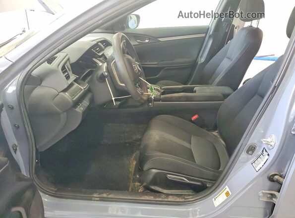 SHHFK7H69KU228667 2019 HONDA CIVIC Blue Вид салону спереду