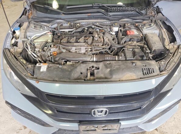SHHFK7H69KU228667 2019 HONDA CIVIC Blue Вид задньої частини салону