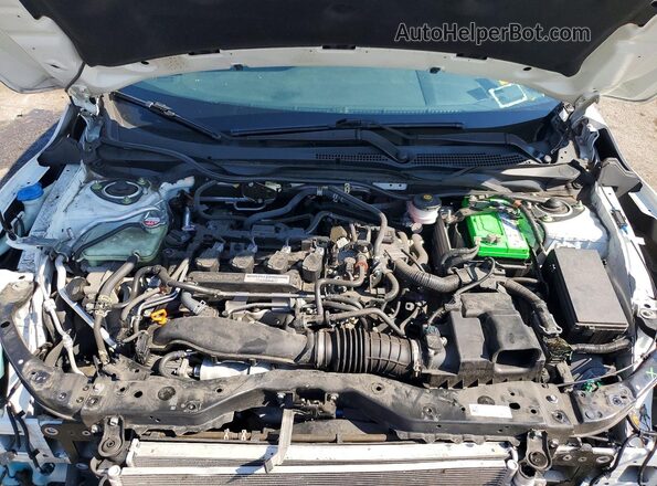 SHHFK7H69KU421675 2019 HONDA CIVIC Белый Вид задней части салона