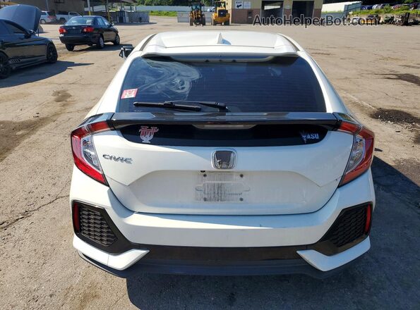 SHHFK7H69KU421675 2019 HONDA CIVIC Белый Вид сзади