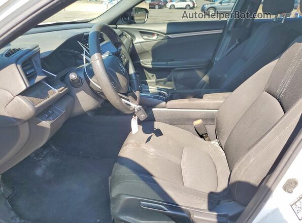 SHHFK7H69KU421675 2019 HONDA CIVIC Белый Вид салона спереди