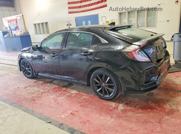 SHHFK7H69LU219775 2020 HONDA CIVIC Black უკანა მარცხენა